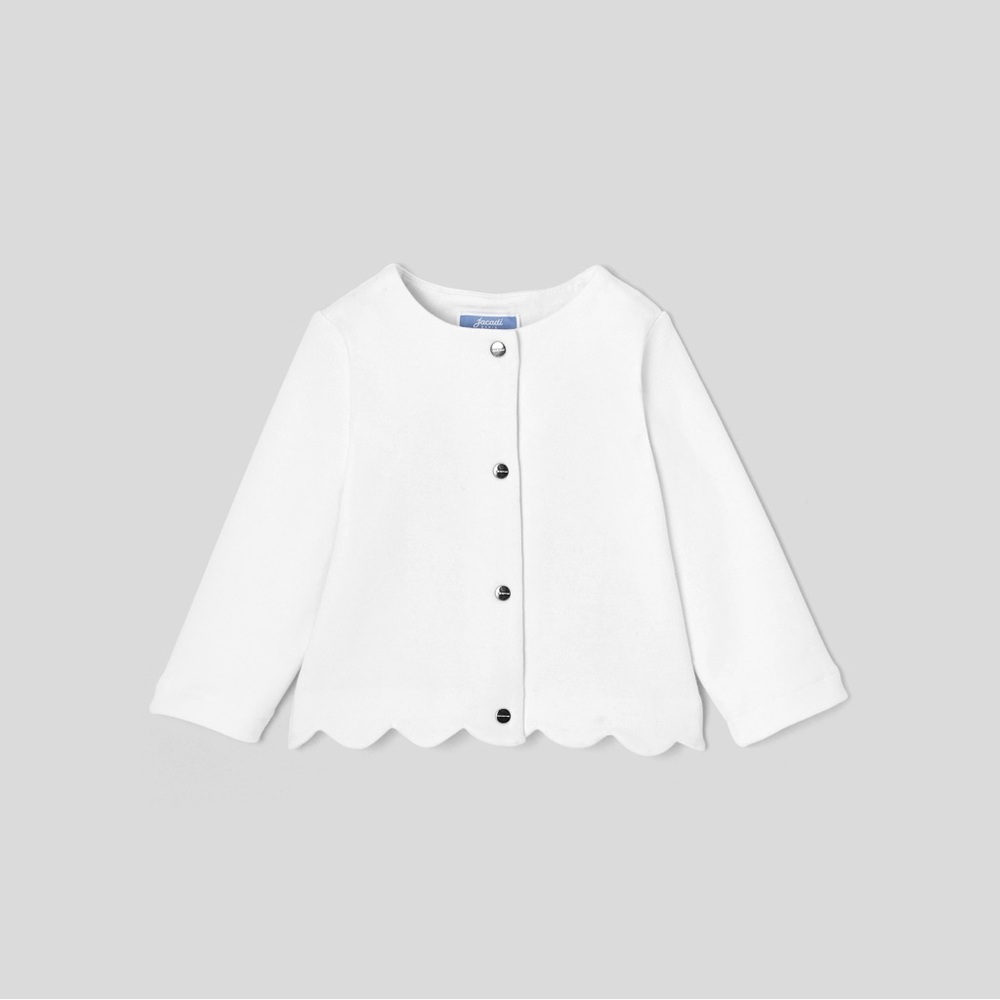 Jacadi Baby Girl Fleece Cardigan